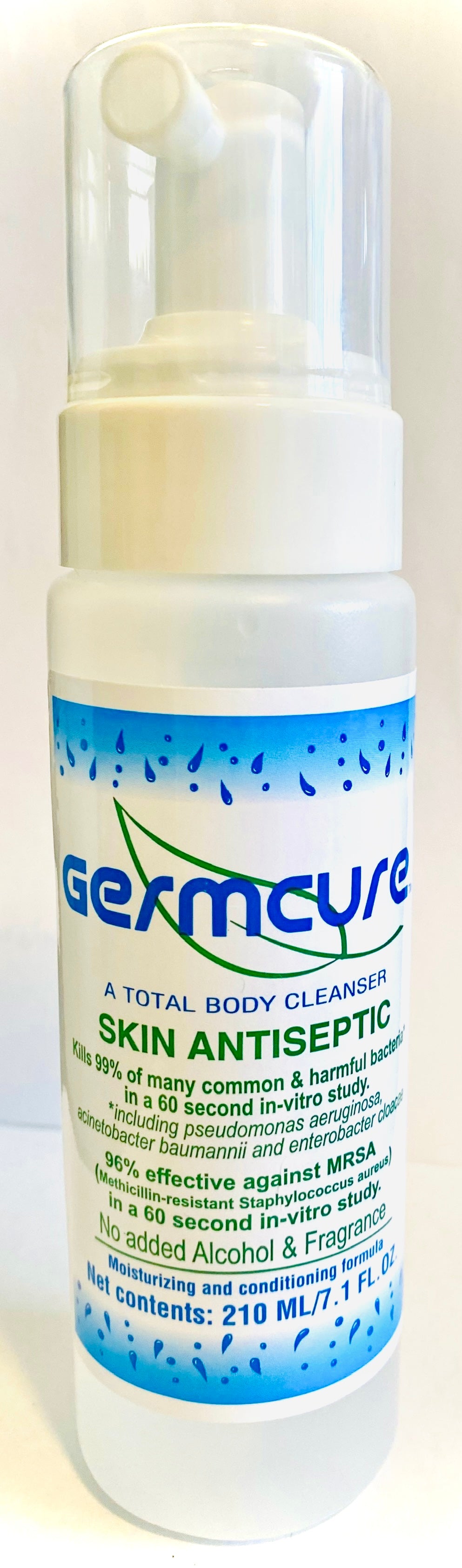 Germcure 210ml Hand and Skin Antiseptic Foam (24/Case)